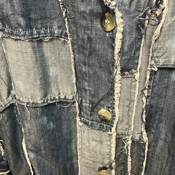 Jaded Gypsy Patchwork Denim Jean Duster Jacket - Picture 3 of 8